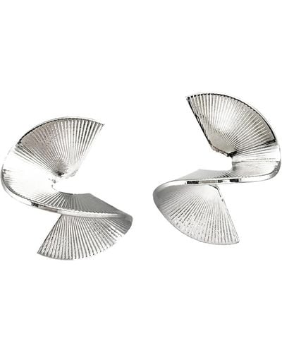 Biko Jewellery Solarwave Studs Mini - Metallic