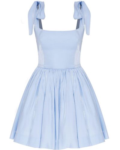 NAZLI CEREN Sibby Baby Mini Dress - Blue