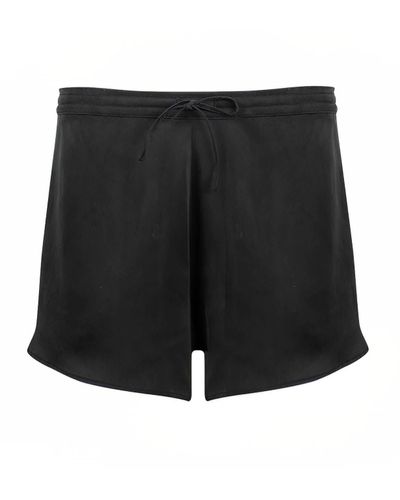 Nokaya Silk Dreamscape Shorts - Black