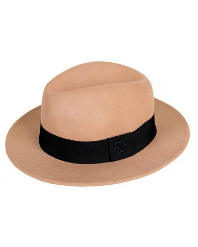 DAVID WEJ Wool Fedora Hat –– - Black