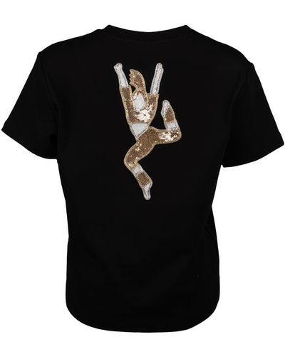 Laines London Embellished Dancer T-shirt - Black