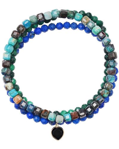 Soul Journey Jewelry Lapis Nightfall Bracelets - Blue