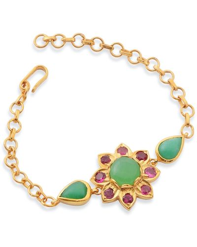 Emma Chapman Jewels Nova Chrysoprase Tourmaline Bracelet - Multicolour