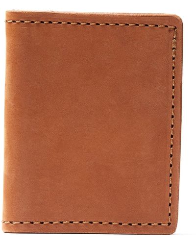 THE DUST COMPANY Leather Cardholders In Heritage New York Style - Brown