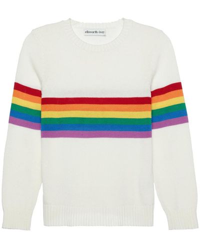 Ellsworth & Ivey Pride Sweater - White