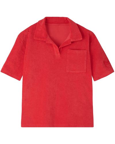 Planet Loving Company Organic Terry Polo - Red