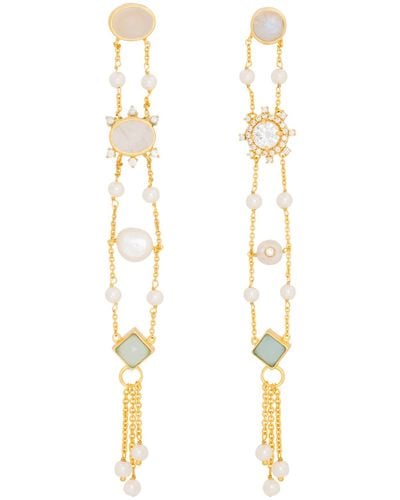 Lavani Jewels Galatea White Earrings