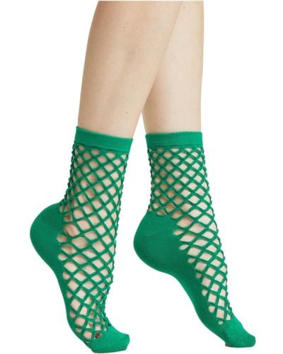 Mix No. 6 Fishnet Pearl Women's Ankle Socks - 2 Pack - Free Shipping