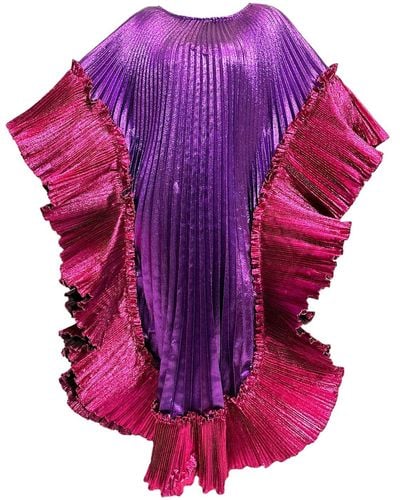 Julia Clancey Bianca Madam Violet & Pink Kaftan - Purple