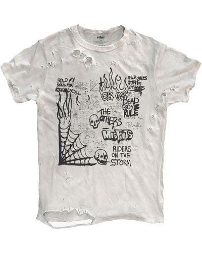 Other Graffiti Thrasher T-shirt - White