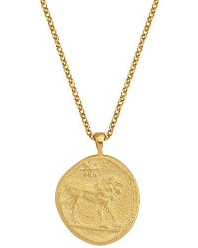 ASSUWA Miletus Lion Fine Necklace - Metallic