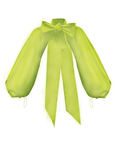 Monosuit Lime Bolero Sleeves - Green