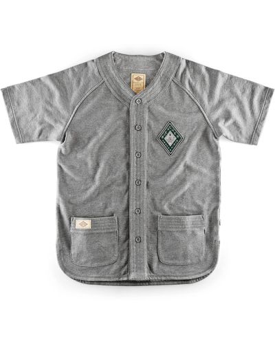 &SONS Trading Co &sons Bleacher Baseball Shirt Marl - Grey