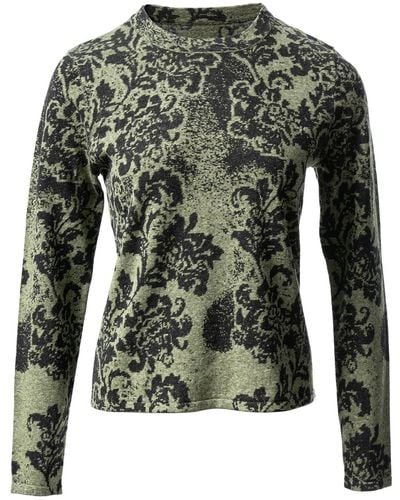 Fully Fashioning Shila Pullover Sweater - Green