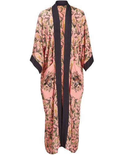 Henelle Hollywood And Vine Kimono - Red