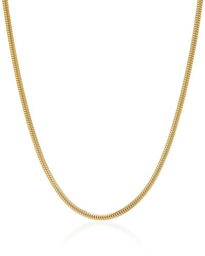 Auree Haymarket 16" Vermeil Snake Chain - Metallic