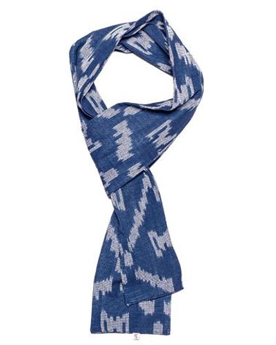 &SONS Trading Co &sons Ikat Scarf - Blue