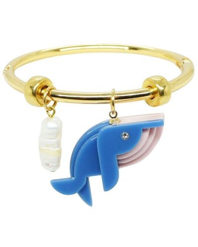 Gissa Bicalho Handmade Bracelet Whale Hortensia - Blue