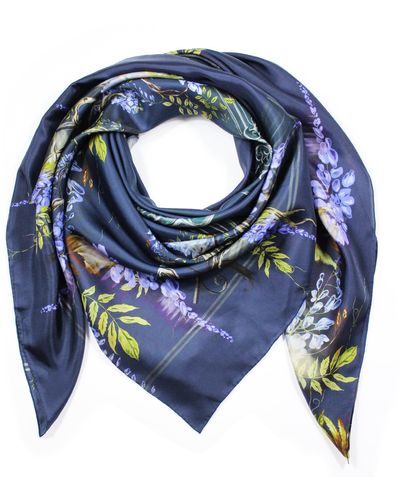 Klements Wisteria Scarf - Blue