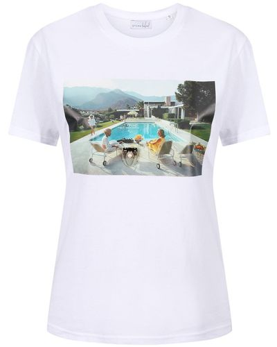 Storm Label Pool Side Printed T-shirt - Blue