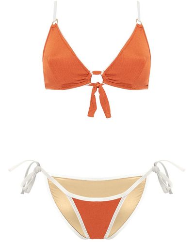 Movom Boa Triangle Bikini - Orange