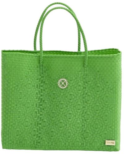 Lolas Bag Small Green Tote Bag