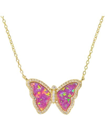 KAMARIA Opal Butterfly Pink