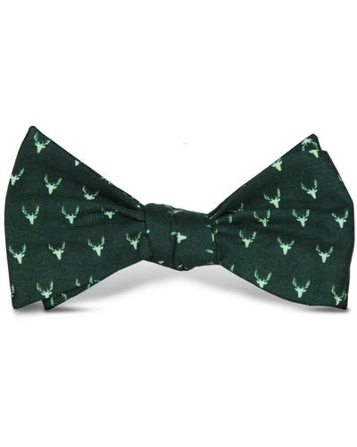 Tom Astin Oh Deer Bow Tie - Green