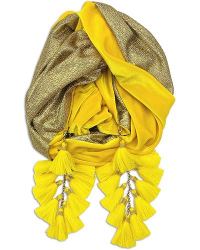 Julia Clancey Snazzy Chacha Sunshine Turban - Yellow