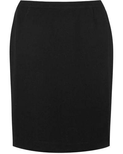 Conquista Winter Pencil Skirt Woven Lined - Black