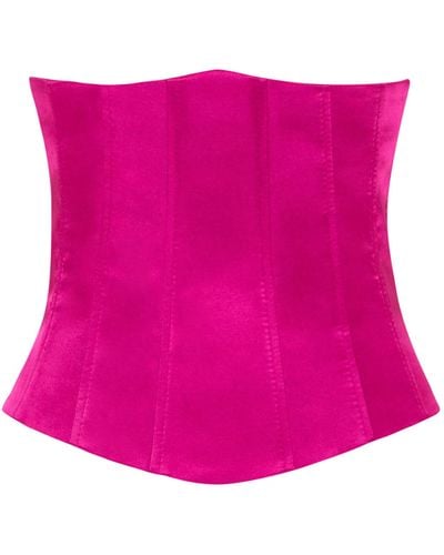 Tia Dorraine Vision Of Love Fitted Corset Belt, Pink