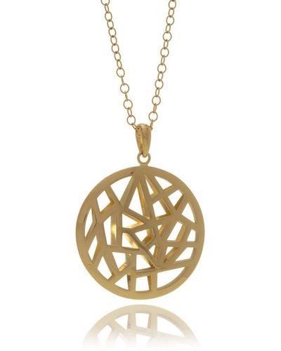 Georgina Jewelry Gold Les Racines Roots Medallion Small - Metallic