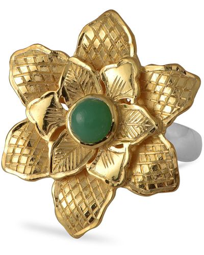 Emma Chapman Jewels Violetta Chrysoprase Ring - Green