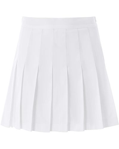 Lita Couture Pleated Tennis Skirt - White