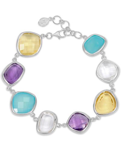 Dower & Hall Candy Pebble Bracelet In - Blue