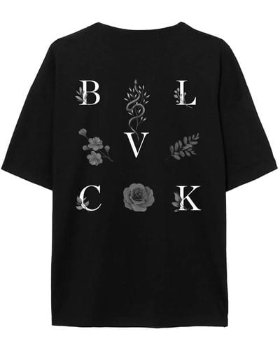 Blvck Paris Blvck Floral Logo Tee - Black