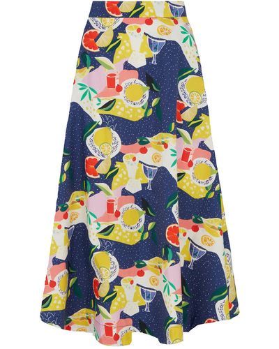 Emily and Fin Sandra Picnic Party Skirt - Blue