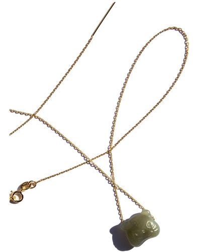 seree Year Of The Tiger I Limited Edition Jade Necklace - Metallic