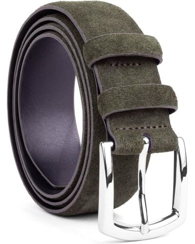 Dalgado Handmade Leather Belt Giuseppe - Grey