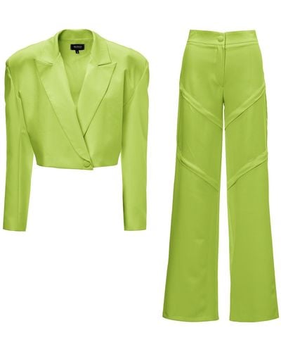 Green BLUZAT Jumpsuits and rompers for Women | Lyst
