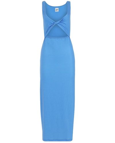 Lezat Krista Twist Dress - Blue