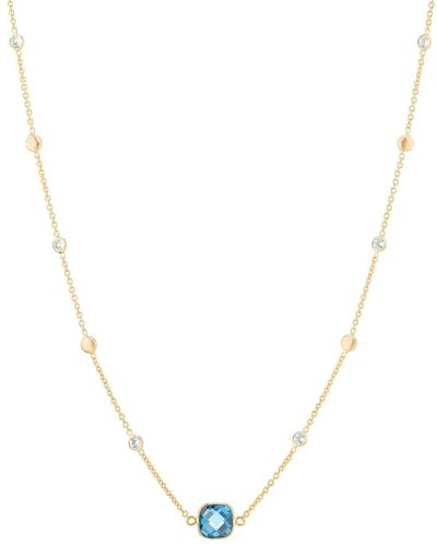 Auree Iseo London Topaz & Gold Vermeil Necklace - Metallic