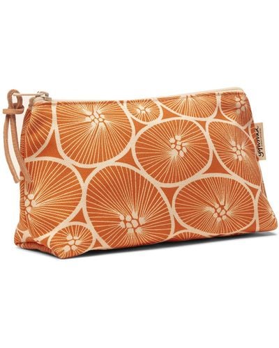 Gyllstad Korall Orange Wash Bag M - Brown