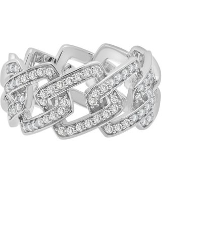 Miki & Jane Diamond Fashion Ring In Sterling Silver - White