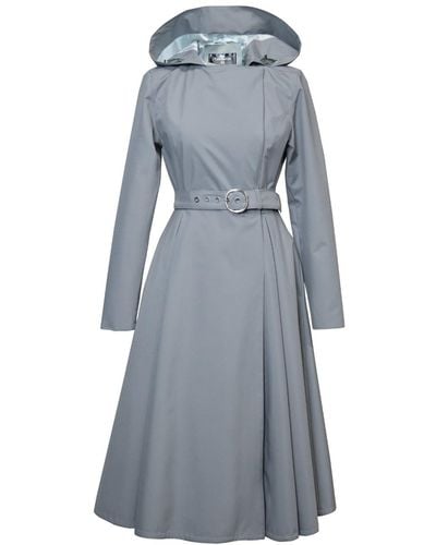 RainSisters Trench Coat For Spring: Graceful - Blue