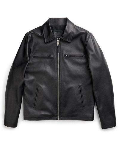 Lastwolf Rainier Moto Leather Jacket - Black