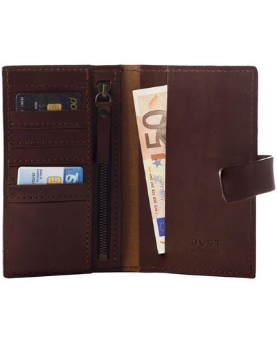 THE DUST COMPANY Leather Wallet Vintage Havana - Brown