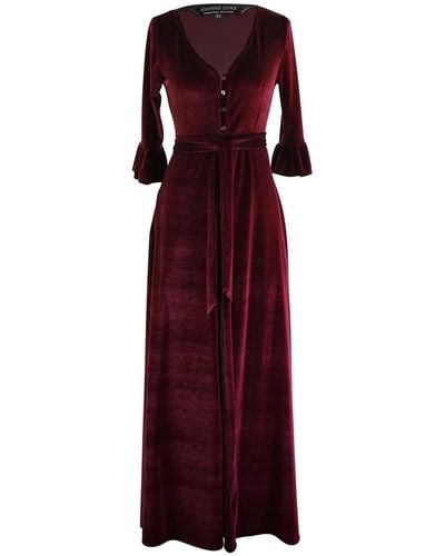 Jennafer Grace Oxblood Dressing Gown - Multicolour