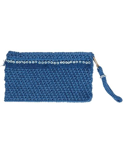 N'Onat Corfu Crochet Clutch In - Blue