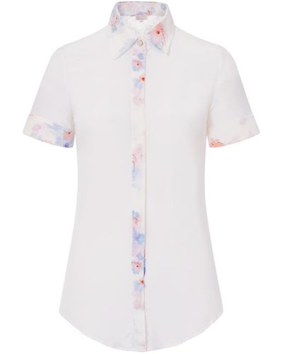 Sophie Cameron Davies Classic Silk Shirt - White